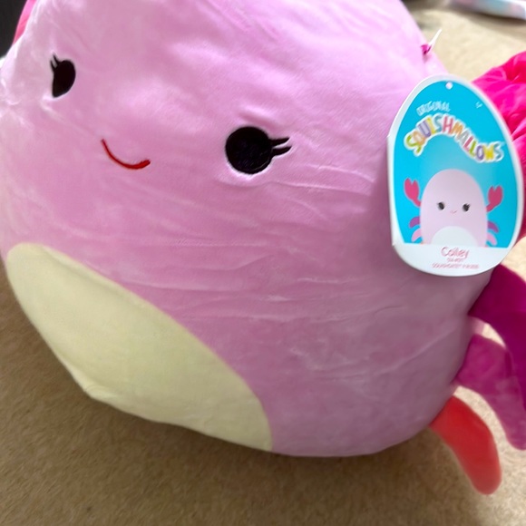 SQUISHMALLOW CAILEY CRAB PINK RARE 18” KELLY TOYS - Picture 3 of 3